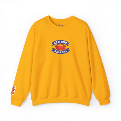 "Seafood Boil & Chill" Unisex Heavy Blend™ Crewneck Sweatshirt
