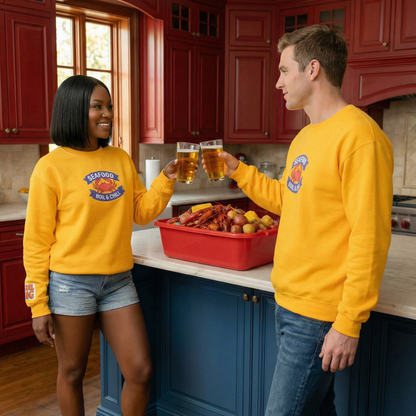 "Seafood Boil & Chill" Unisex Heavy Blend™ Crewneck Sweatshirt